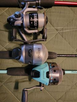 3 fishing pole combos