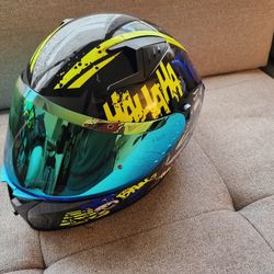 ILM Motorcycle Helmet Large New With Box And Clear Visor