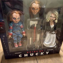 Neca Retro Cloth Bride Of Chucky Set