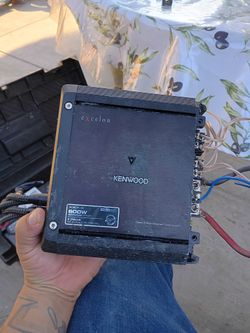 Kenwood Amplifier Audio System 