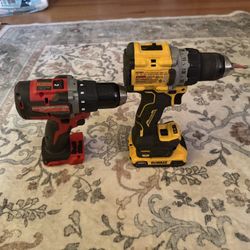 Dewalt& Makita Drills 