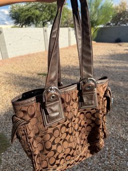 Brown Coach bag