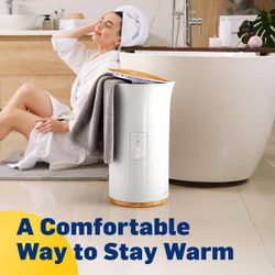 LiveFine XL towel warmer with digital display, used once