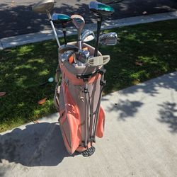 Left handed golf clubs