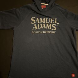 Sportiqe Men’s XL Blue Short Sleeve Sweatshirt Samuel Adam’s  Brewery