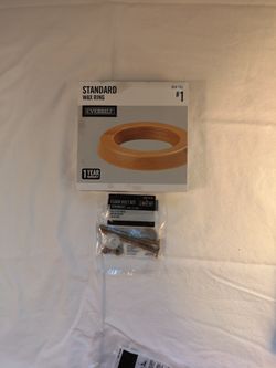 Toilet Wax Rings and Floor Bolts