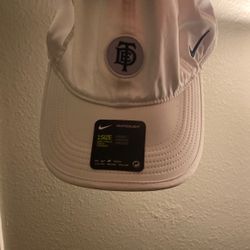 TDE White Nike Dri Fit Hat