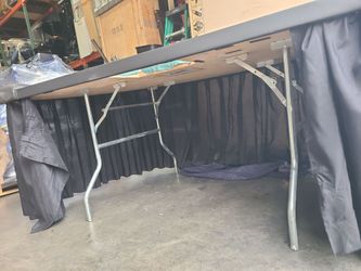Black jack table folding legs