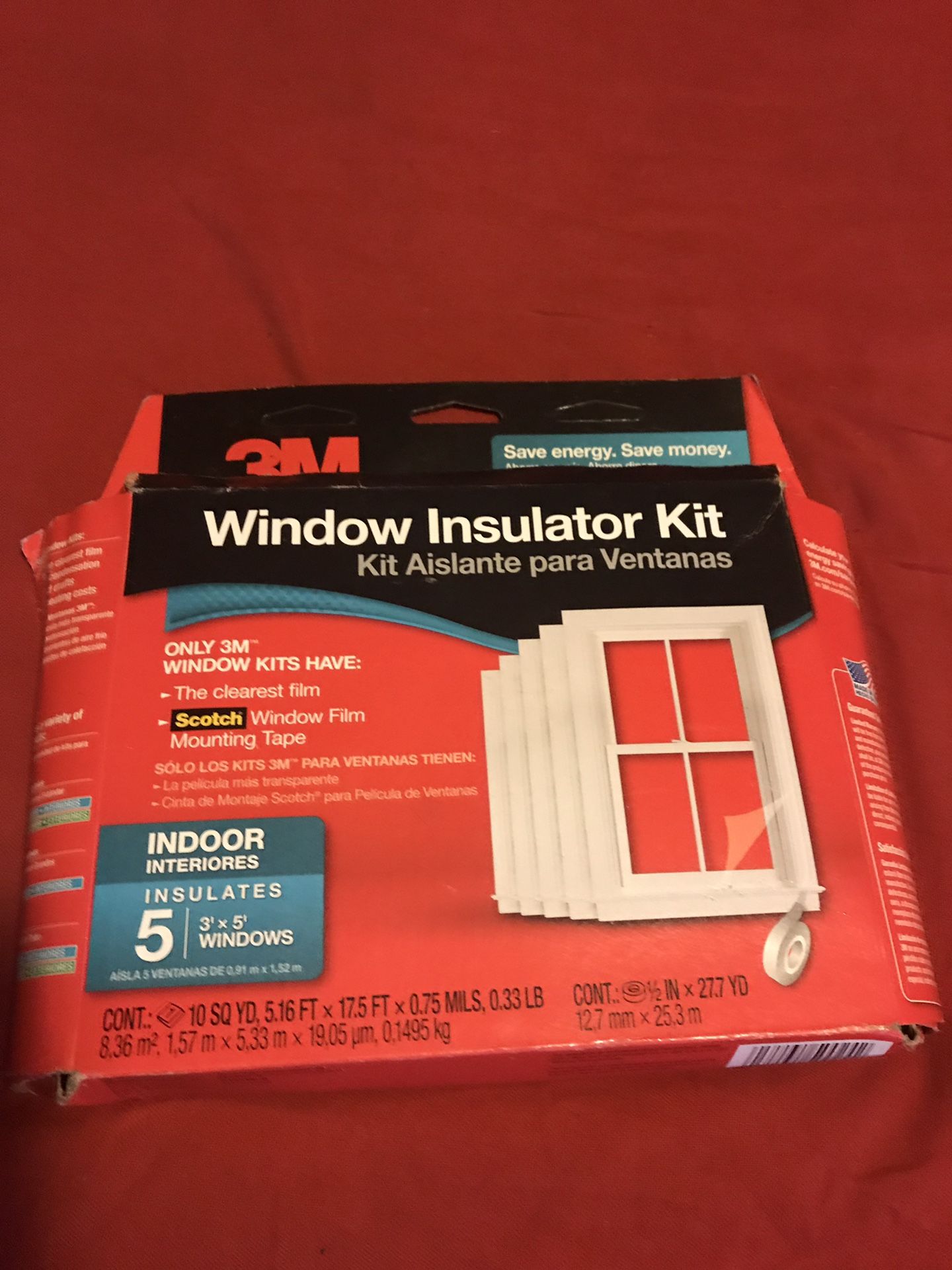 window insulator kit does 5 windows $8