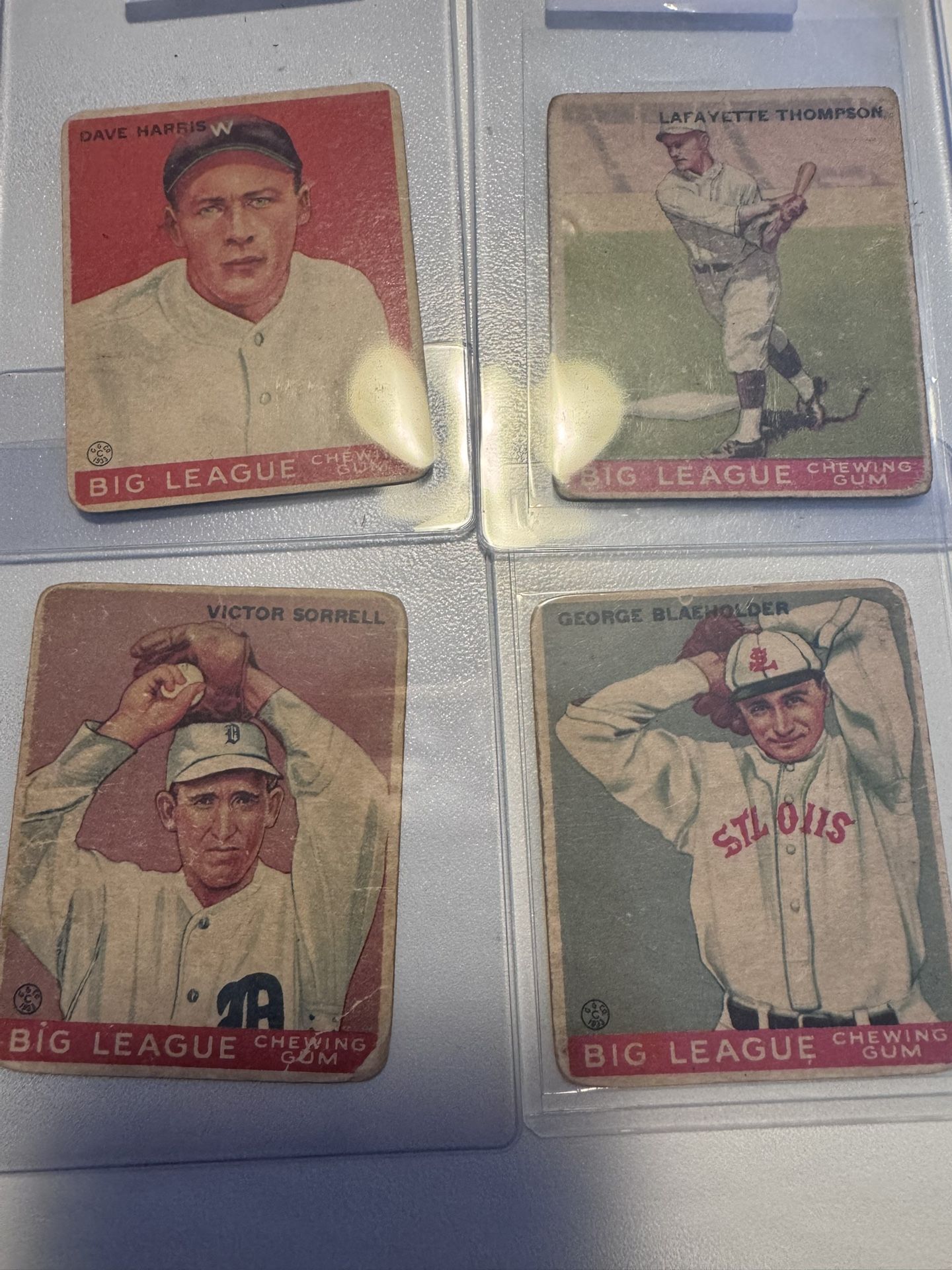 1933 Goudey Baseball Card Lot