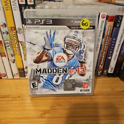 Madden NFL 2013 Ps3 Play Station 3