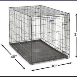 Dog Crate Includes 48" Single Door iCrate Dog Cage