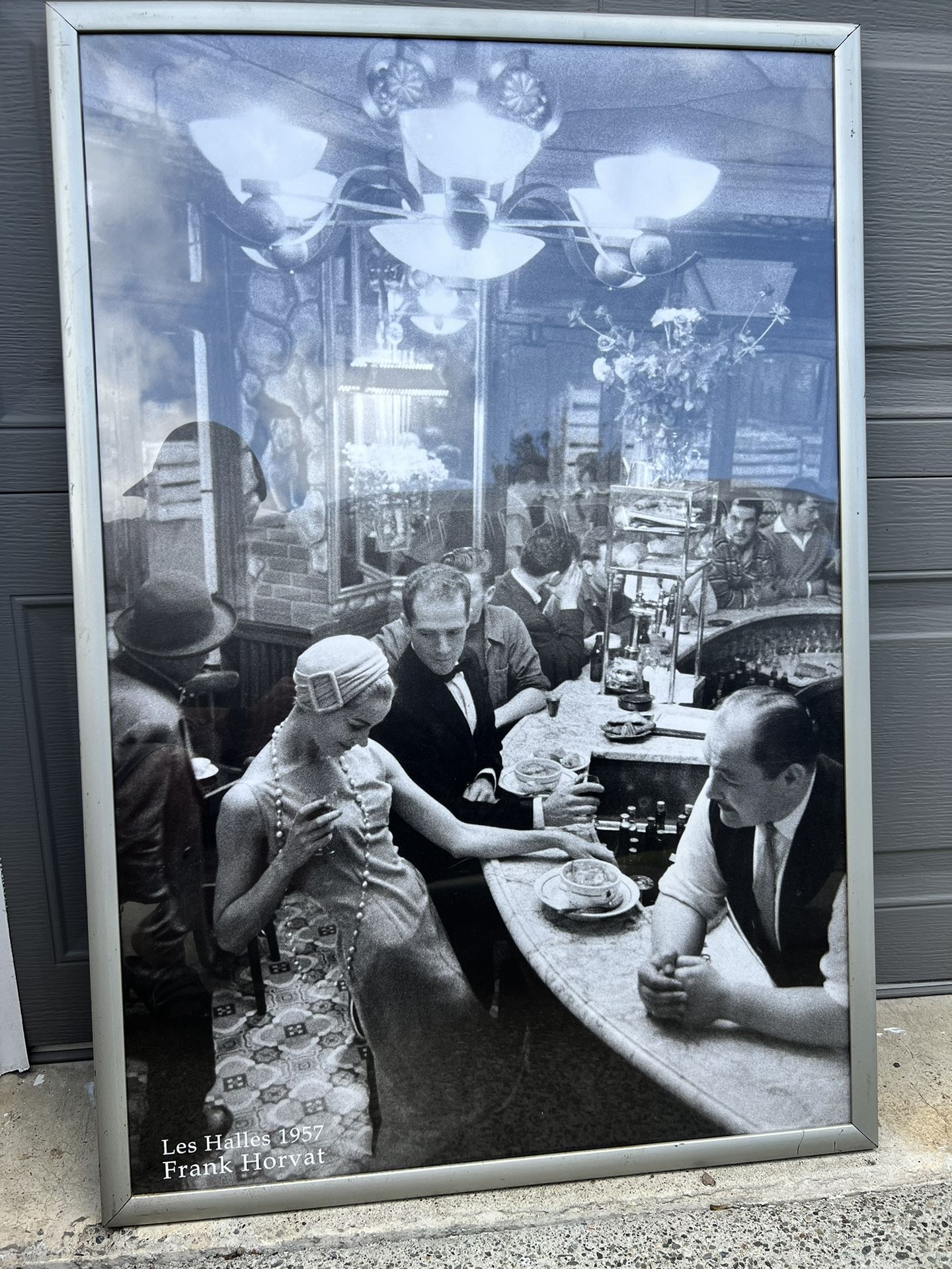 Framed Poster Print, Les Halles By Frank Horvat, 1957