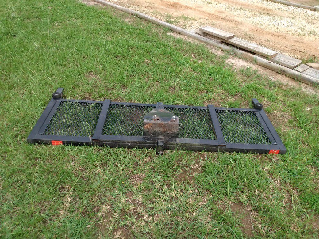 Travel Trailer Rear Grill With Spare Tire Attachment