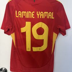 Spain Lamine Yamal Jersey Size M