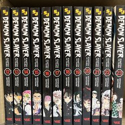 Demon Slayer: Kimetsu no Yaiba manga volumes 12 - 23