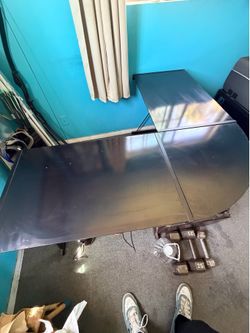 3pc glass table