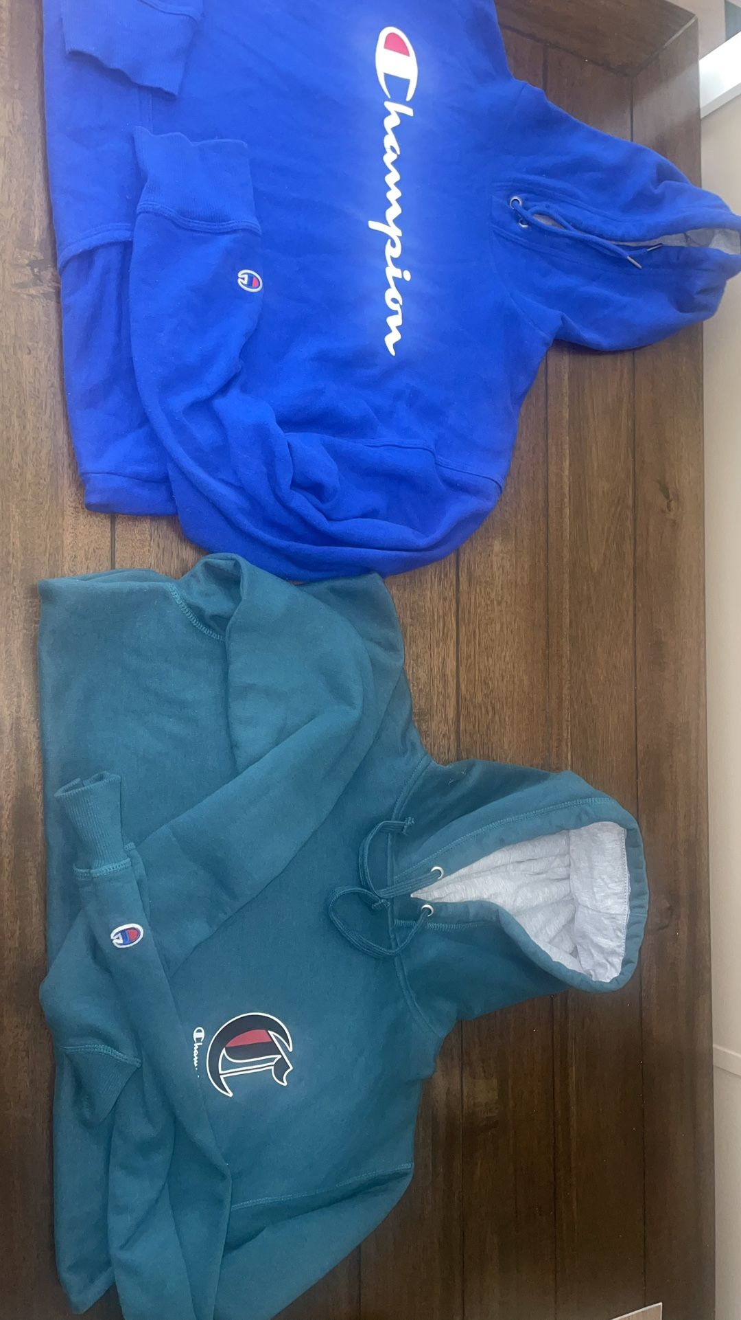 New Champion and Nike Hoodies/Zipups