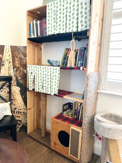 6 ft tall cat shelf cat tree