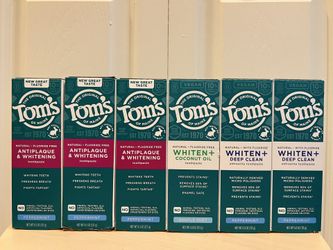 Tom’s Of Maine Toothpaste (6 for $18)