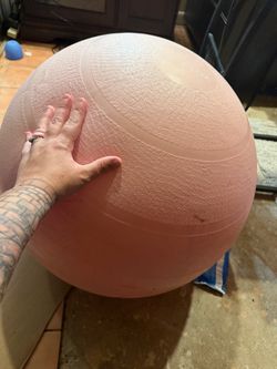 Pink Exercise Stability Ball/pregnancy ball