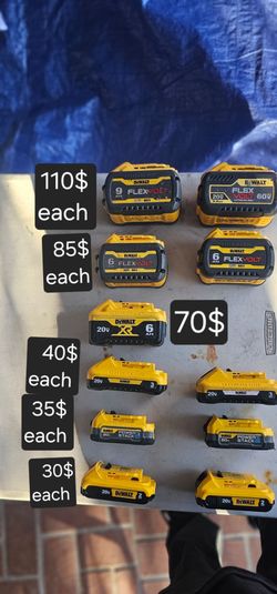 Dewalt batteries