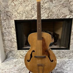 Vintage Mid 1950’s Silvertone Archtop Model 688 “Spanish Guitar”Blond