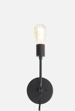 Flynn Sconce Black Corded New in the box