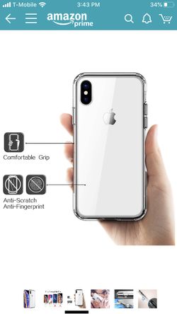 iPhone X/Xs clear case