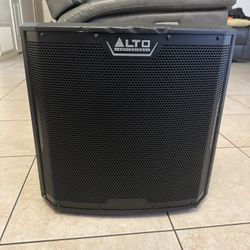 Alto Ts 12s 2500 W Subwoofer 12” $400