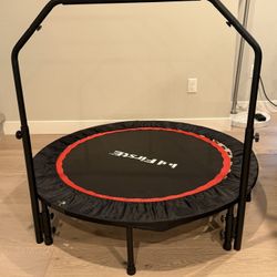 48” Rebounder Trampoline Exercise Device with Handle