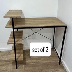 Side Storage Desk (x2)