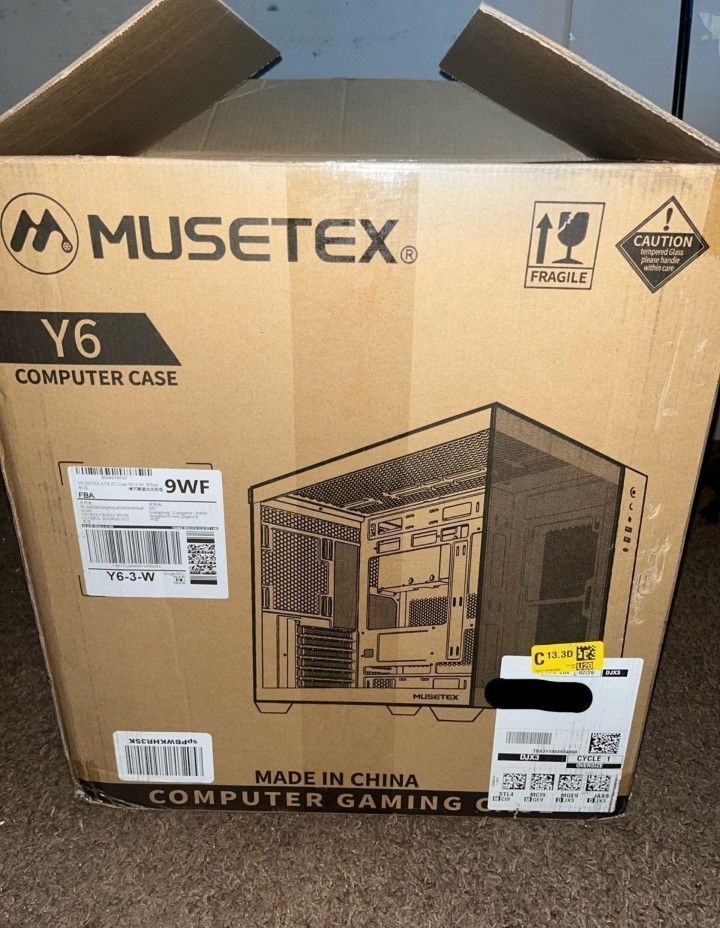 MUSETEX ATX PC Case, 360MM RAD Support