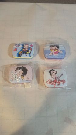 Set Of 4 Betty Boop Collectible Tin Boxes Tin Box Company