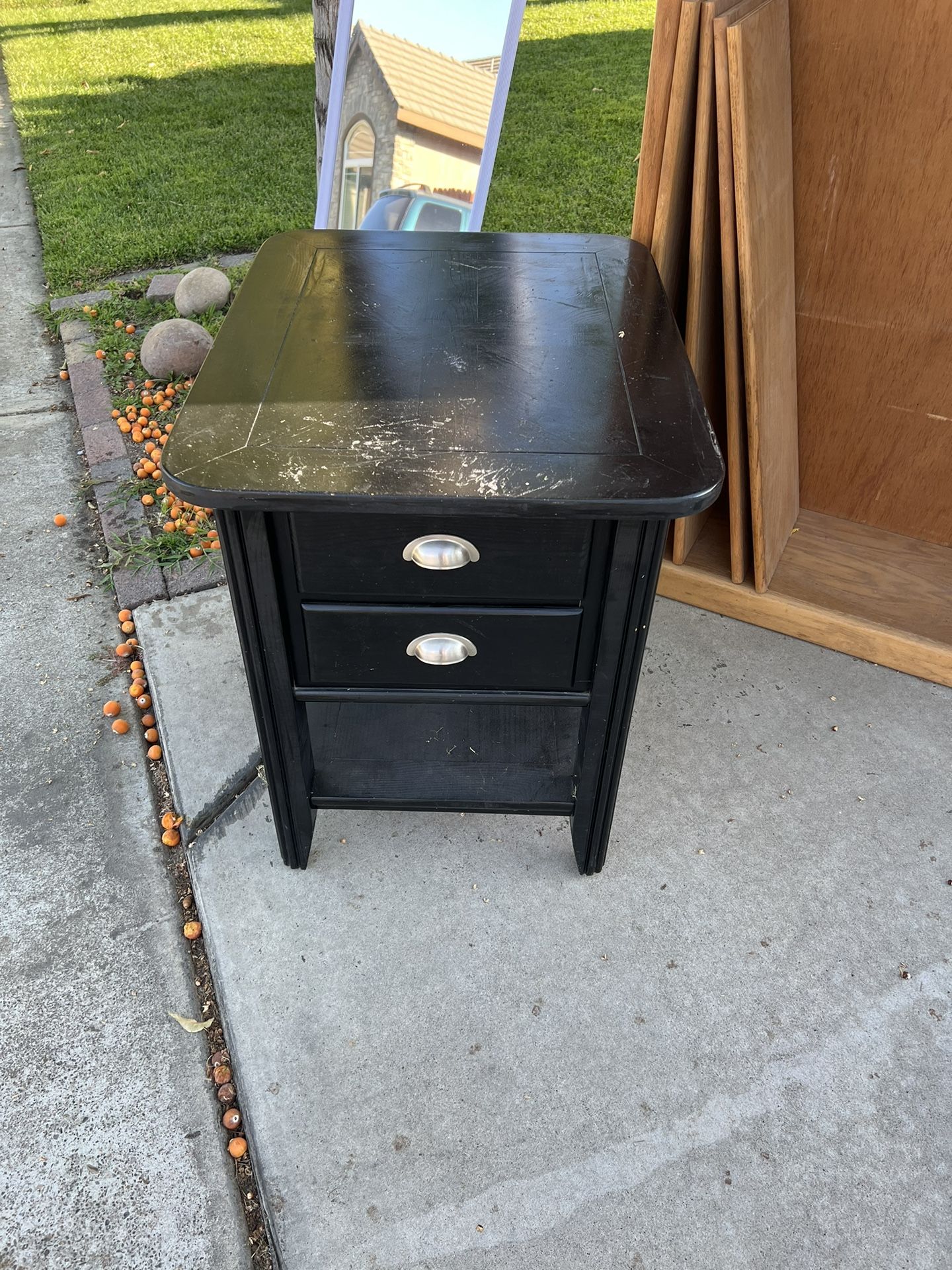 Solid Wood Side Table