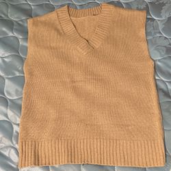 Sweater Vest | Vintage neck | Men Sleeveless Size S/M