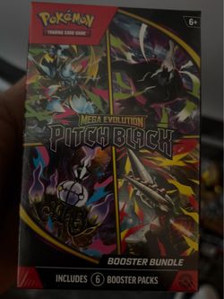 (Seal) Pokémon TCG Mega Evolution Pitch Black Booster Bundle