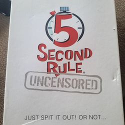 5 Second Rule Uncensored Adult Party Game New In Wrapper