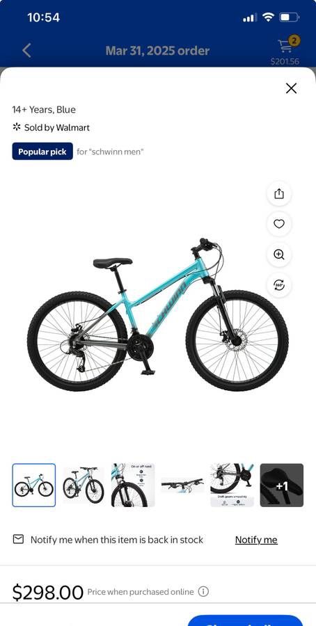 Schwinn AL Comp Mountain Bike, Wheels, 21 Speeds Ages 14+