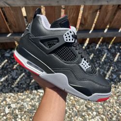Jordan 4 Bred Reimagined (Size 5.5Y, 6Y, 6.5Y, 7Y, 8)