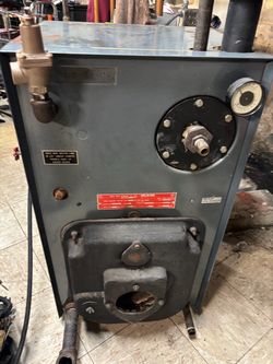 Oil fired Weil McLain boiler