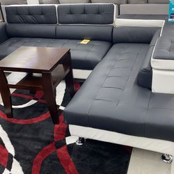 Black & White Sectional 💥 Special Price $649