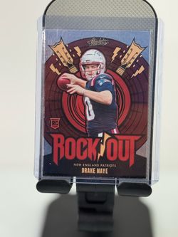 2024 Panini Absolute Football Drake Maye Rock Out Rookie RC Patriots SP RO-DME ROOKIE! 🔥 🔥 🔥