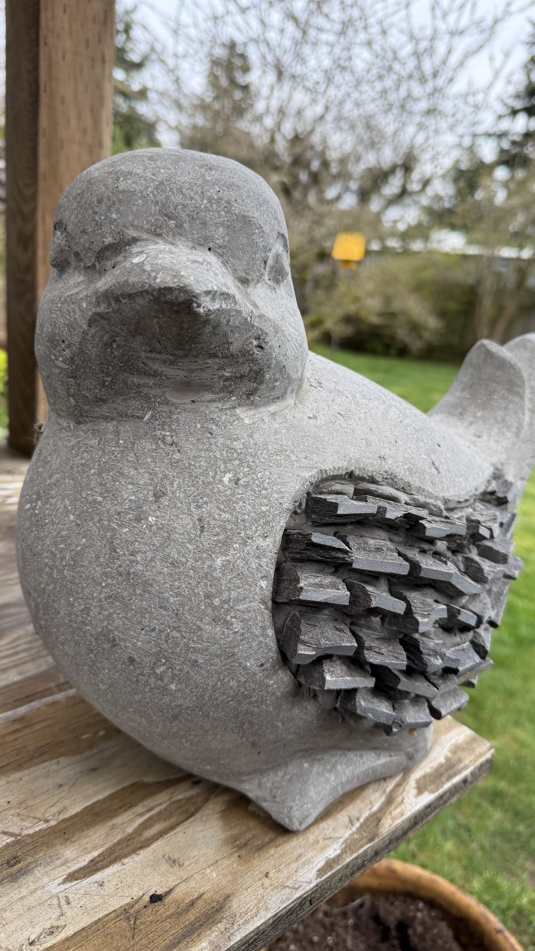 Songbird - Stone Garden Art Decoration