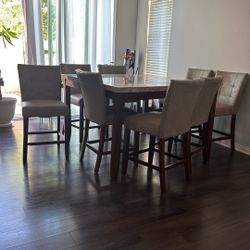 8 Seater Square Marble Table $300 Obo