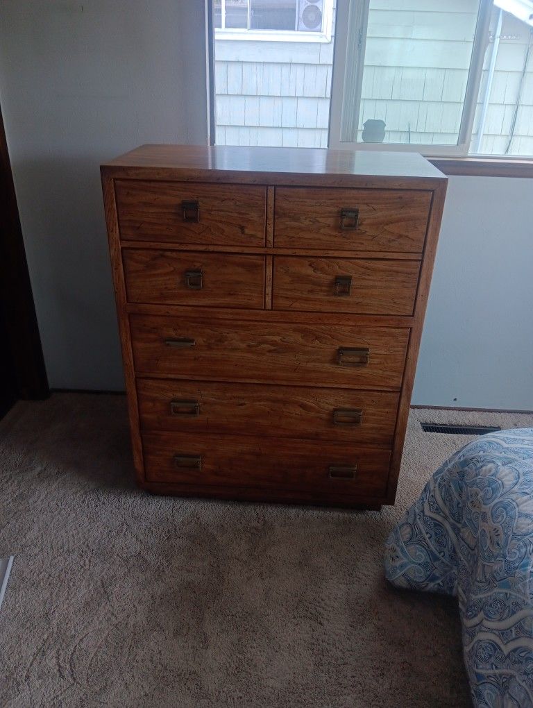 Drexel Tall Dresser And 2 End Tables