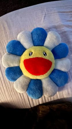 Takashi Murakami Flower Plush 30CM Blue