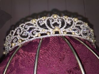 Rhinestone tiara. Still available