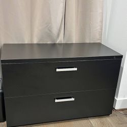 Black Filing Cabinet (fire resistant)