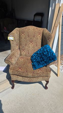 Paisley Wingback Chairs